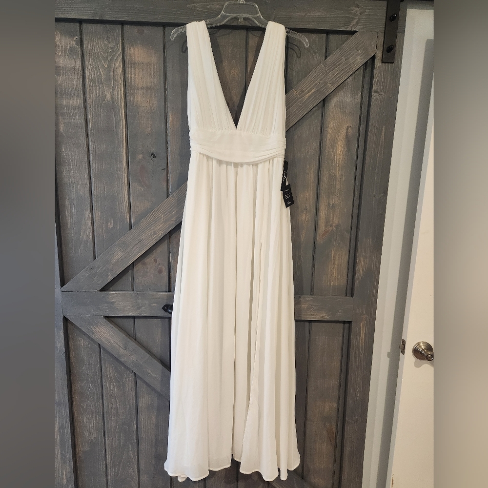 White Bridal Maxi Dress